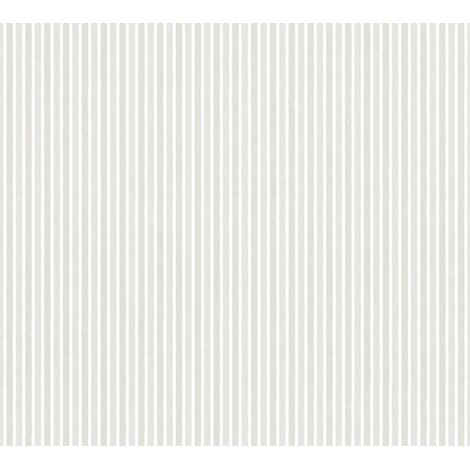 A.S. Creation Little Stars 355652 Vliestapete Streifenoptik 0.53 m x 10.05 m Grau