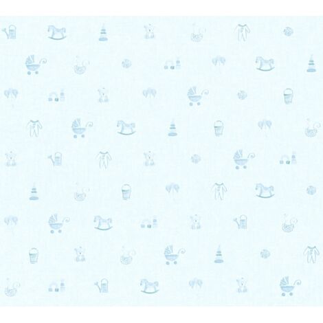 A.S. Creation Little Stars  358542  Vliestapete 3D Optik  0.53 m x 10.05 m  Blau