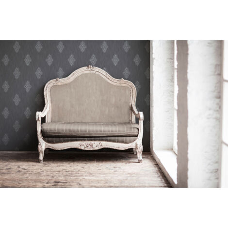 A.S. Creation Luxury Wallpaper  319464  Vliestapete Barock  0.53 m x 10.05 m  Grau
