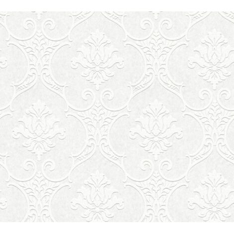 A.S. Creation Meistervlies  354761  Vliestapete Barock  0.53 m x 10.05 m  Weiß