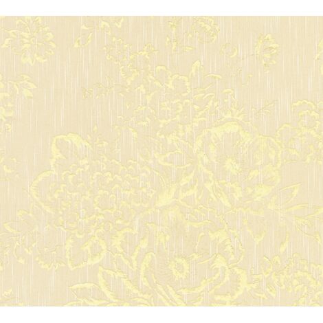 A.S. Creation Metallic Silk  306573  Vliestapete Blumenoptik  0.53 m x 10.05 m  Beige