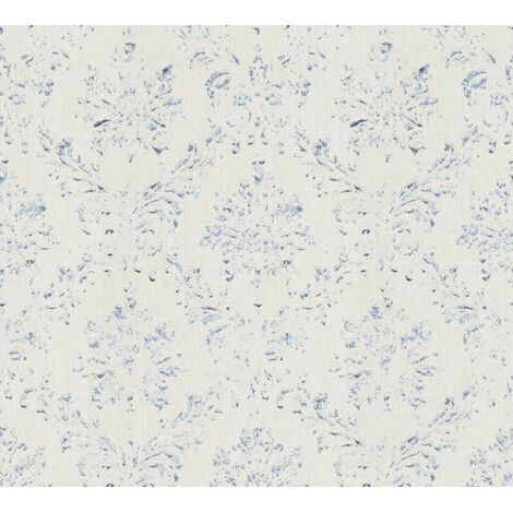 A.S. Creation Metallic Silk  306622  Vliestapete Barock  0.53 m x 10.05 m  Grau
