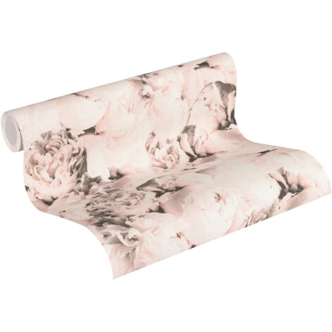 A.S. Creation Neue Bude 2.0  373982  Vliestapete Blumenoptik  0.53 m x 10.05 m  Cremefarbend