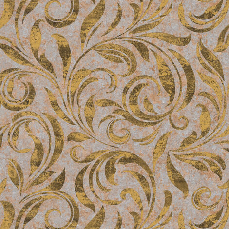 A.S. Creation Nobile  959405  Vliestapete Blumenoptik  0.70 m x 10.05 m  Braun