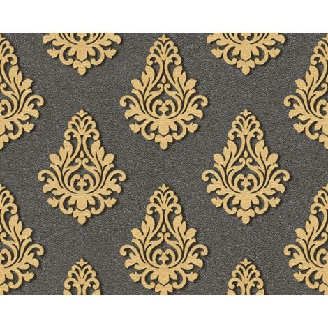 A.S. Creation Nobile  959815  Vliestapete Barock  0.70 m x 10.05 m  Grau