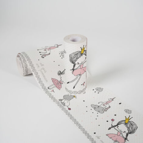 A.S. Creation  Only Borders 11  403755  Papierbordüre  Kinderzimmer  5.00 x 0.155 m  Rosa  Tapete