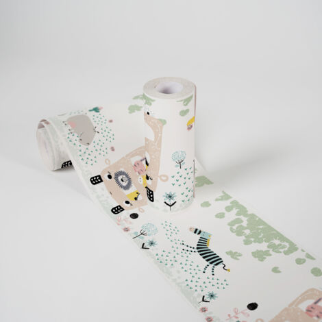A.S. Creation  Only Borders 11  403756  Papierbordüre  Kinderzimmer  5.00 x 0.155 m  Bunt  Tapete