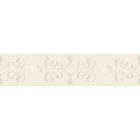 A.S. Creation Only Borders  369162  Papiertapete selbstklebend Barockoptik  0.15 m x 5 m  Beige