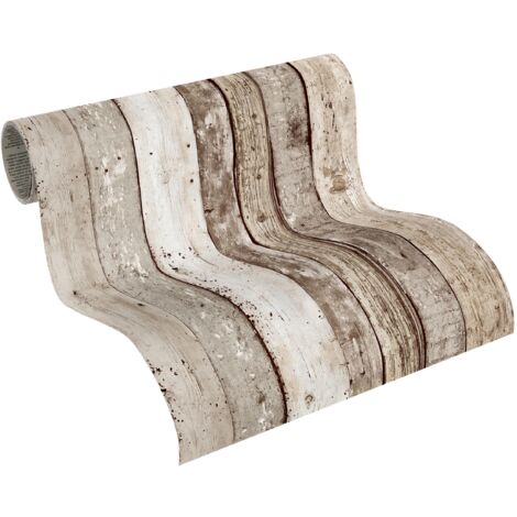 A.S. Creation Pop.up Panel  942192  Folie selbstklebend Holzoptik  0.35 m x 2.5 m  Beige