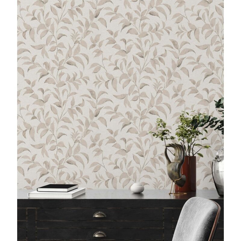 As Creation - A.s. Creation Premium Wall 2 389622 Vliestapete Blumenoptik 10.05 X 0.53 M Weiß Wohnzimmer Schlafzimmer Flur Küche Esszimmer