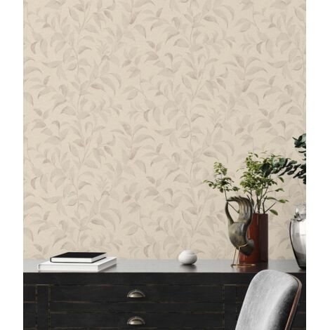 A.S. Creation Premium Wall 2 389625 Vliestapete Blumenoptik 10.05 x 0.53 m Grau Wohnzimmer Schlafzimmer Flur Küche Esszimmer Badezimmer Bad Arbeitszimmer Büro Diele