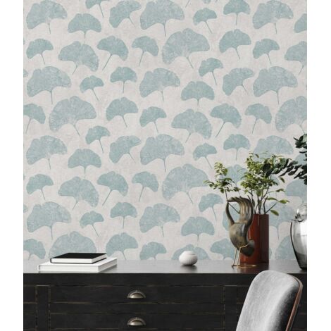 A.S. Creation  Premium Wall 2  389661  Vliestapete  Blumenoptik  10.05 x 0.53 m  Mint  Wohnzimmer  Schlafzimmer  Flur  Küche  Esszimmer  Badezimmer  Bad  Arbeitszimmer  Büro  Diele