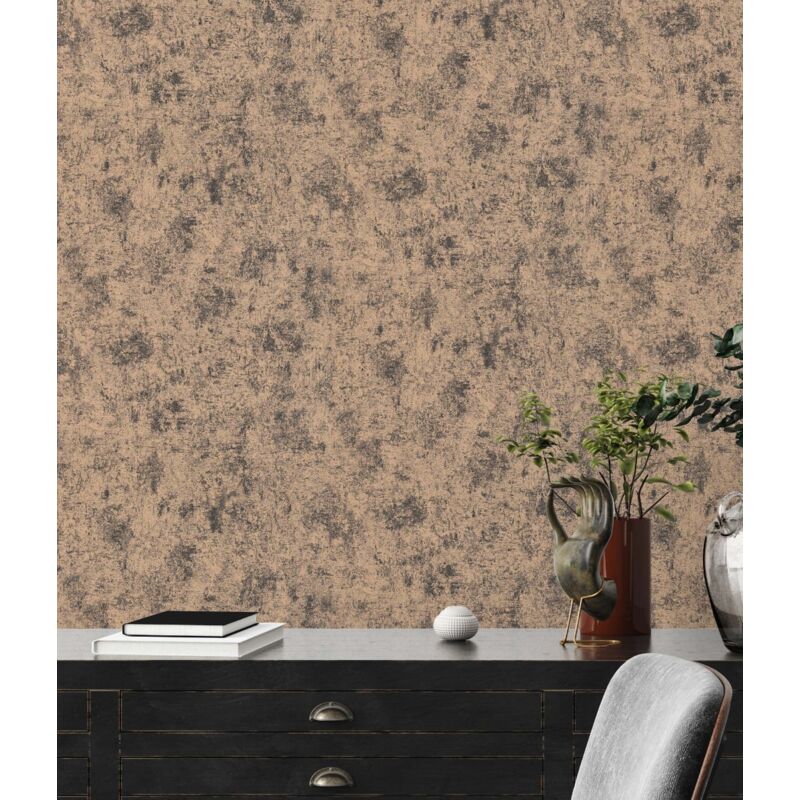 As Creation - A.s. Creation Premium Wall 2 389694 Vliestapete Einfarbig 10.05 X 0.53 M Gold Wohnzimmer Schlafzimmer Flur Küche Esszimmer Badezimmer