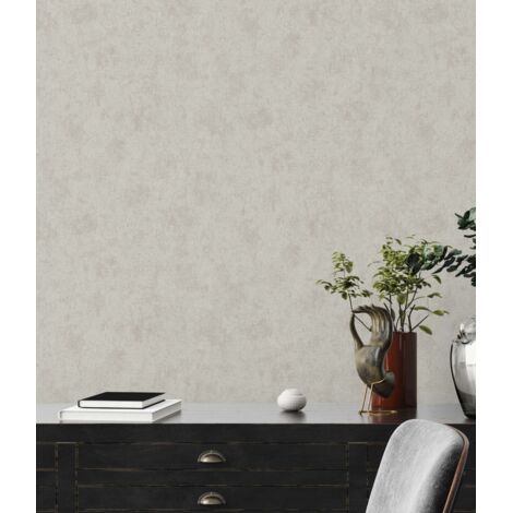 A.S. Creation  Premium Wall 2  389697  Vliestapete  Einfarbig  10.05 x 0.53 m  Grau  Wohnzimmer  Schlafzimmer  Flur  Küche  Esszimmer  Badezimmer  Bad  Arbeitszimmer  Büro  Diele