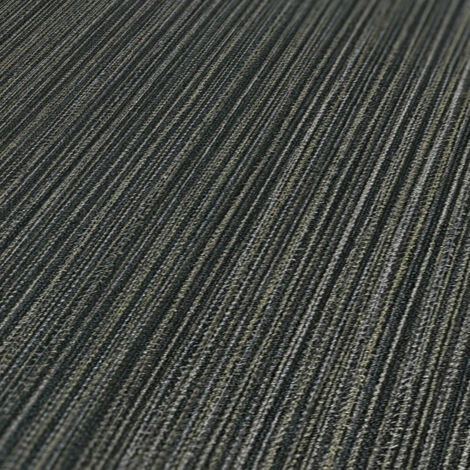 A.S. Creation  The BOS  388191  Vliestapete  Einfarbig  Uni  0.53 x 10.05 m  Schwarz  Wohnzimmer  Schlafzimmer  Flur  Küche  Esszimmer  Badezimmer  Bad  Arbeitszimmer  Büro  Diele