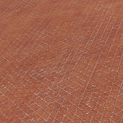 A.S. Creation  The BOS  388266  Vliestapete  Einfarbig  Uni  0.53 x 10.05 m  Orange  Wohnzimmer  Schlafzimmer  Flur  Küche  Esszimmer  Badezimmer  Bad  Arbeitszimmer  Büro  Diele