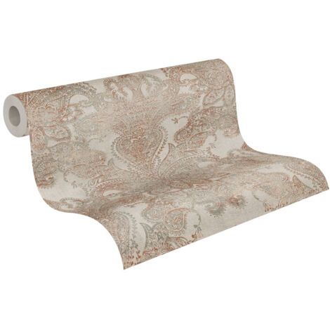 A.S. Creation  Travel Styles  391191  Vliestapete  Barock  10.05 x 0.53 m  Beige  Wohnzimmer  Flur  Büro  Küche  Wohnräume