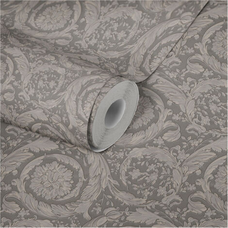 A.S. Creation Versace 3  935836  Vliestapete Blumen  0.70 m x 10.05 m  Braun