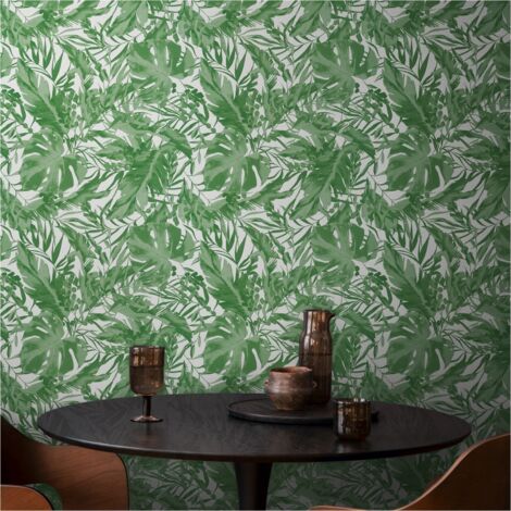 A.S. Creation Vliestapete 10.05 x 0.53 m Livingwalls Dschungel Tapete Grün 790634 Palmen CosmoLiving by Cosmopolitan