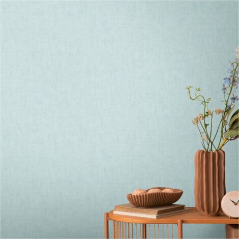 A.S. Creation Vliestapete 10.05 x 0.53 m Livingwalls Unitapete Blau 791092 Einfarbig CosmoLiving by Cosmopolitan