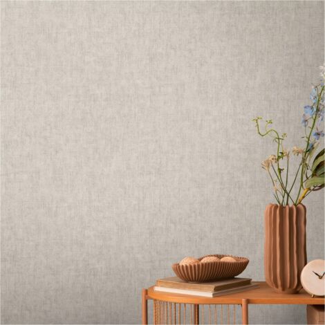 A.S. Creation Vliestapete 10.05 x 0.53 m Livingwalls Unitapete Grau 791093 Einfarbig CosmoLiving by Cosmopolitan