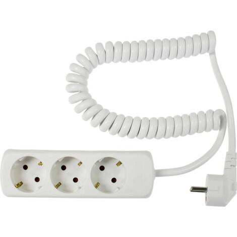 AS Schwabe 11431 Multipresa Bianco Schuko 1 pz.
