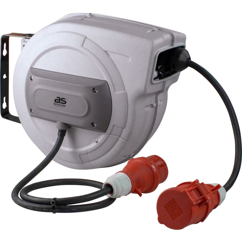 Automatischer cee Kabelaufroller für außen 15m H07RN-F 5G2,5 IP44