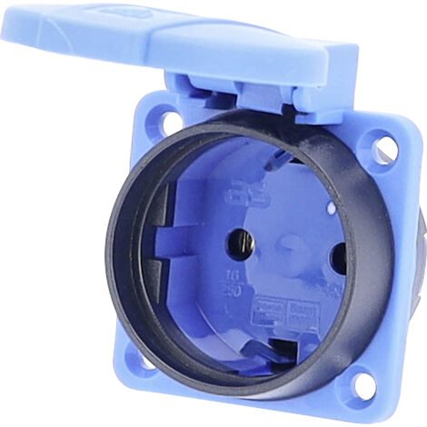 AS Schwabe 45085  Einbau-Steckdose   IP54 Blau