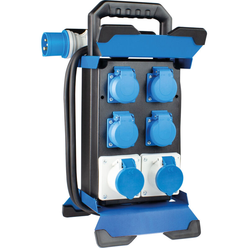 as - Schwabe Stecky 14 Mobiler Cee Stromverteiler 230v/16a/max. 3.500w Ip44