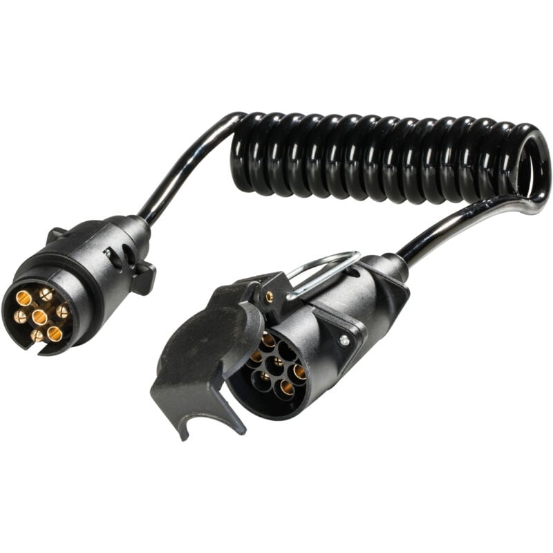 As-schwabe - Caravan Verlängerungskabel 7pol auf 7pol 2m H05VV-F 7x1,0 IP44