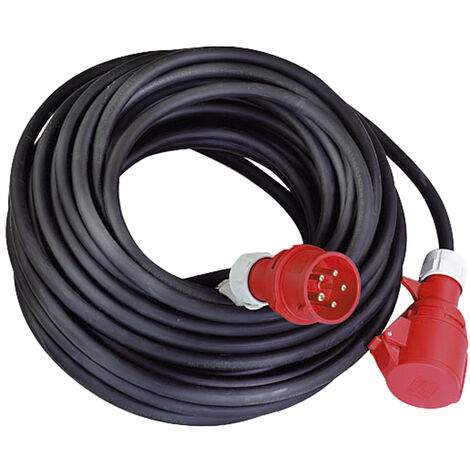 AS Schwabe Cable de rallonge en caoutchouc d'une longueur de 50m
