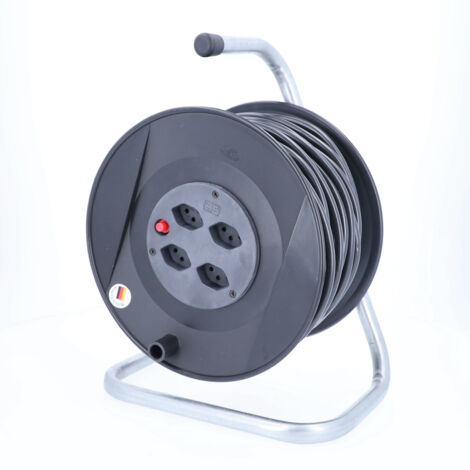as - Schwabe Kabeltrommel 50m H05VV-F 3G1,5 4xT13 IP20
