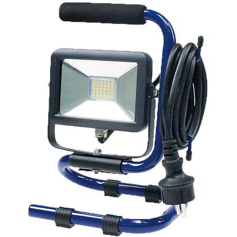 as-Schwabe klappbarer Chip-LED-Strahler Slimline 10W, 2 Meter Kabel, IP65, 230V