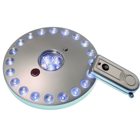as - Schwabe LED Spot-Leuchte 20+3 LED Fernbedienung IP20