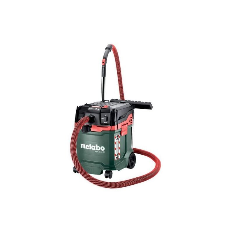 Metabo - Aspirateur universel asa 30 h pc avec décolmatage manuel du filtre, en carton