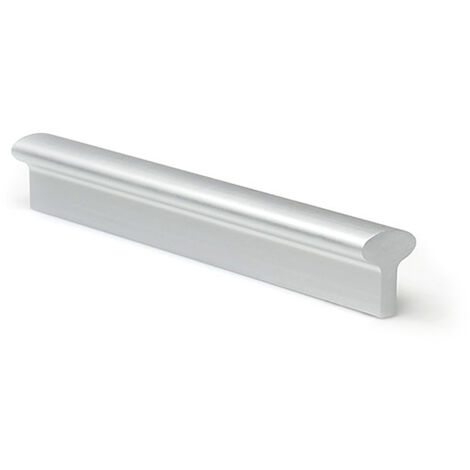 Asa de aluminio con acabado anodizado mate, dimensiones:174x20x25mm y entrepuntos:160mm -