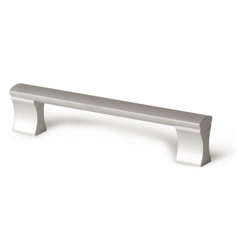 Asa de aluminio con acabado anodizado mate, dimensiones:202x16x30mm y entrepuntos:192mm -