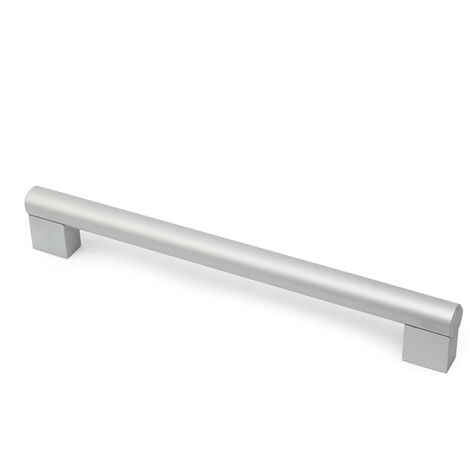 Asa de aluminio con acabado anodizado mate, dimensiones:358x18x38mm y entrepuntos:320mm -