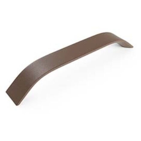 Asa de aluminio con acabado marrón, dimensiones:180x25x26mm y entrepuntos:160mm -