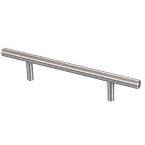 Asa de barra L.224 x Ø12 x 160 mm DISEÑO MAT Acero inoxidable cepillado - DM003.IN.12.160.5