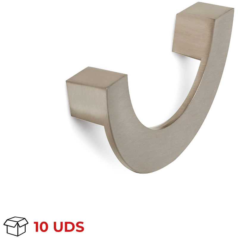

Tirador Asa Mueble | Estilo Contemporáneo | Fabricado en Aluminio | Acabado en Níquel Satinado | Distancia Entrepuntos: 96 mm | Medidas 280*134*57 mm