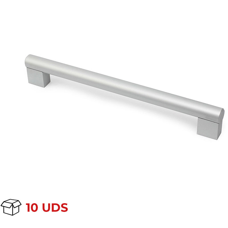 

Tirador Asa Mueble | Estilo Contemporáneo | Fabricado en Aluminio | Acabado en Anodizado mate | Distancia Entrepuntos: 320 mm | Medidas 420*120*52 mm