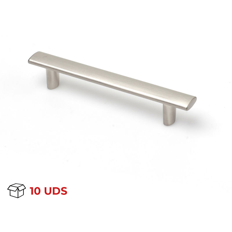

Tirador Asa Mueble | Estilo Contemporáneo | Fabricado en Zamak | Acabado en Níquel Satinado | Distancia Entrepuntos: 96 mm | Medidas 134*132*80 mm |