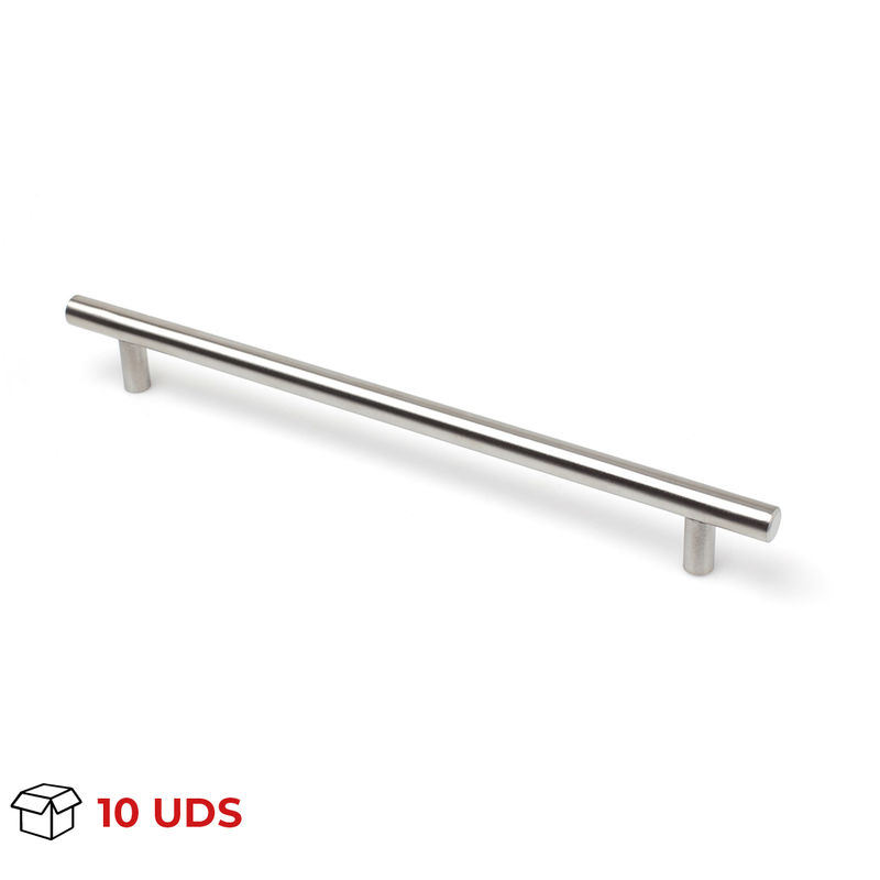 

Tirador Asa Mueble | Estilo Contemporáneo | Fabricado en Acero Inox | Acabado en Níquel Satinado | Distancia Entrepuntos: 224 mm | Medidas 280*134*57