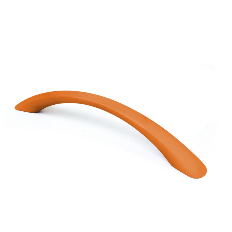 

Tirador Asa Mueble | Estilo Decorativo | Fabricado en Zamak | Acabado en Naranja | Distancia Entrepuntos: 128 mm | Medidas 165*18*30 mm | Sistema de