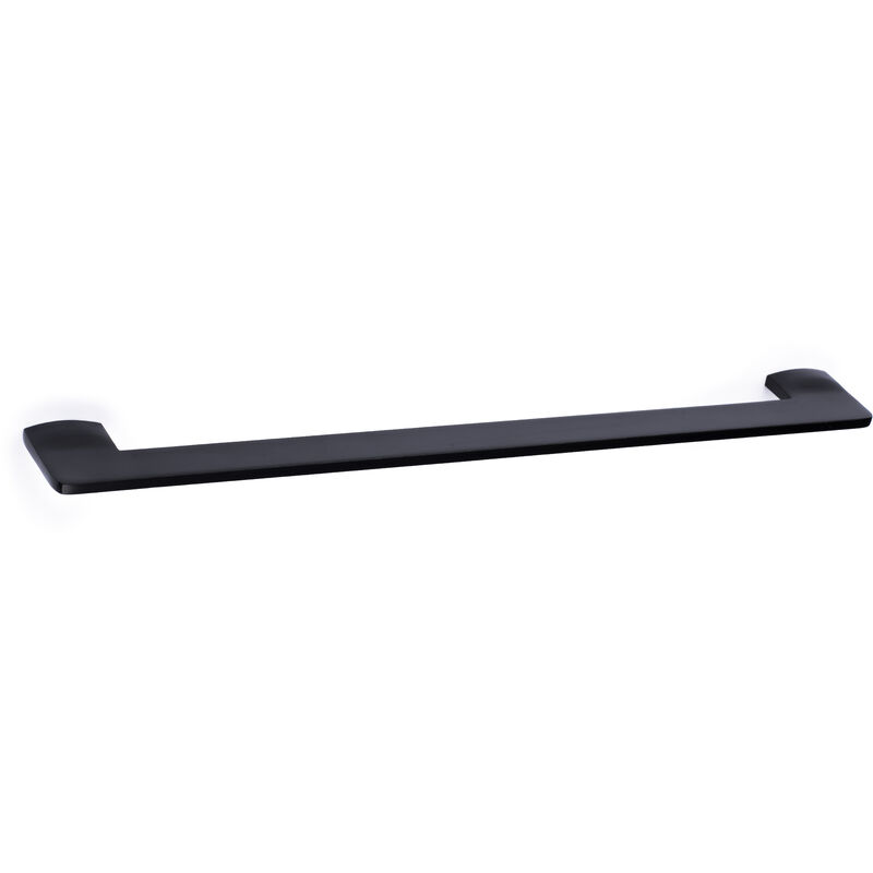 

Asa de zamak con acabado negro mate, dimensiones:350x40x10mm y entrepuntos:320mm -