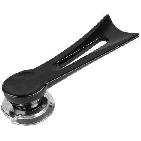 Asa de repuesto para tapa, fabricada en resina sintética, para ollas de 28-34 cm, con soporte y sistema de montaje rápido.