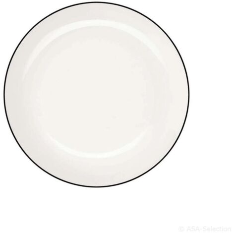 ASA Dessertteller, ligne noire  with black line