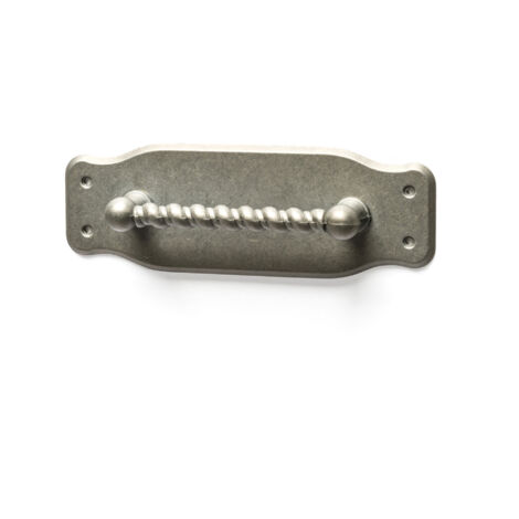 Asa en placa de zamak, dimensiones: 110x38x22mm -