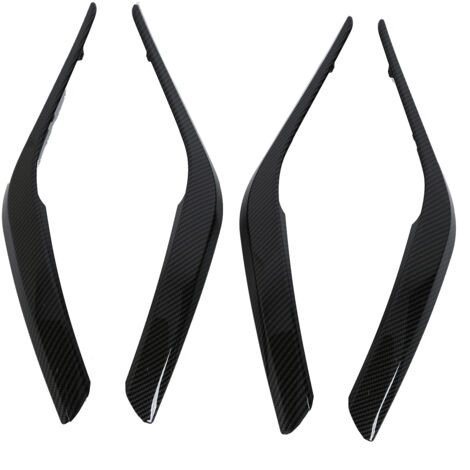 Asa interior del reposabrazos para BMW X1 (E84) 2010-2016 - Juego de 4 - Fibra de carbono
